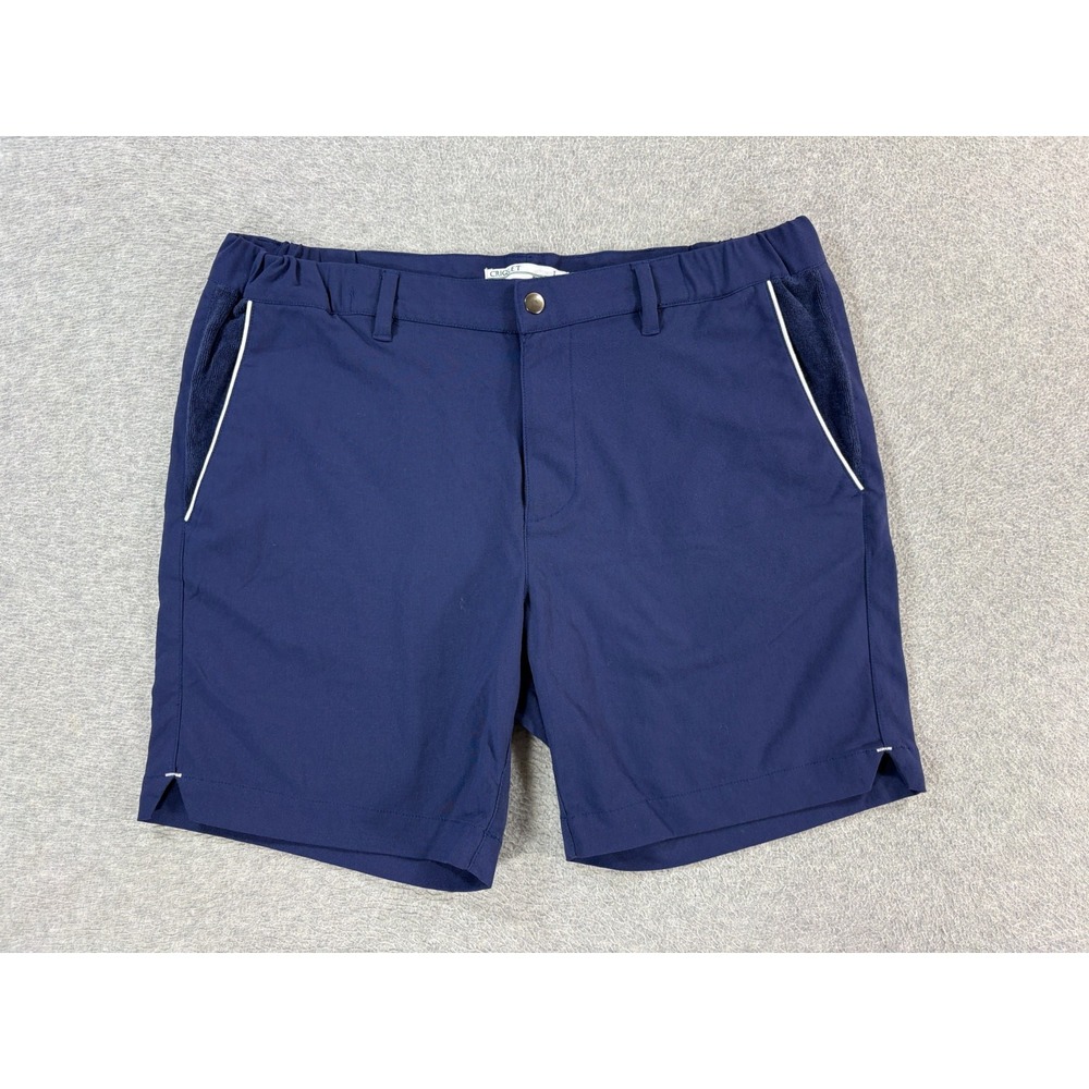 Criquet Performance COURT Shorts (Men's Large) Blue - 7"